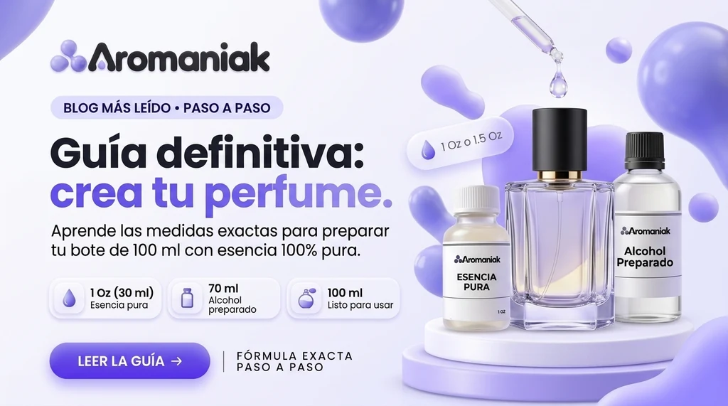 Guía definitiva: Cómo hacer un perfume con esencias Aromaniak paso a paso